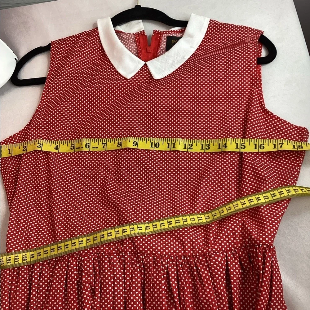RED and White Polka Dot's Dress - Picture 8 of 10